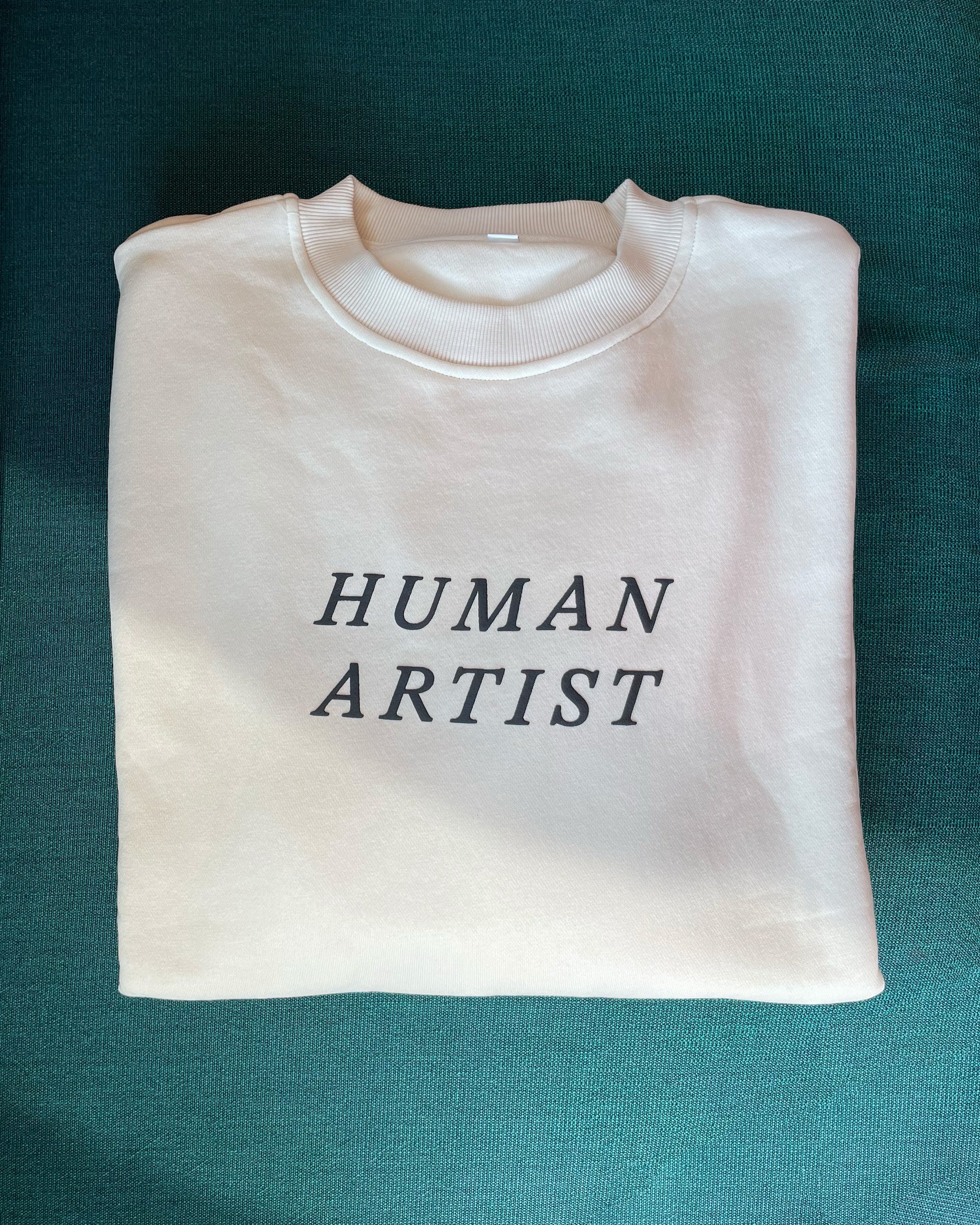 Human Artist Drop 001 - Puff Ink Crewneck Sweatshirt