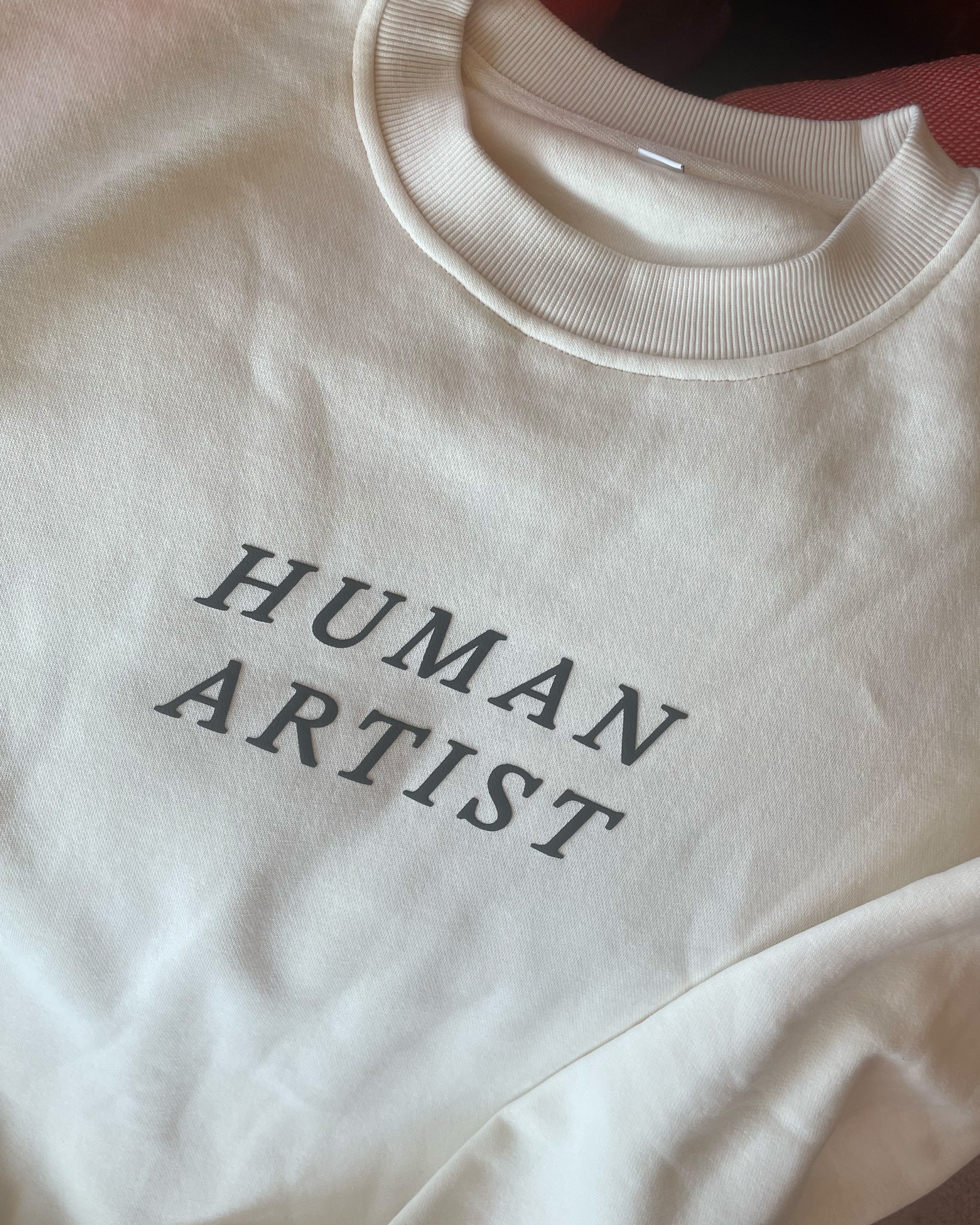 Human Artist Drop 001 - Puff Ink Crewneck Sweatshirt